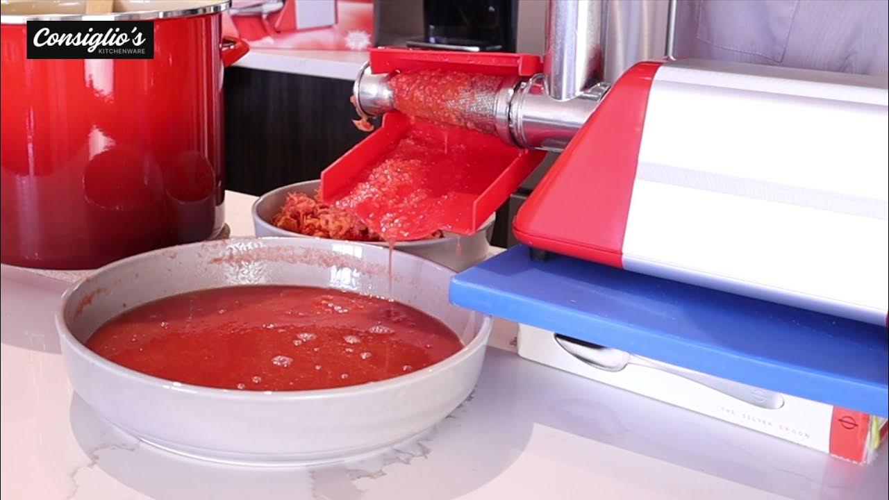 How to Make Tomato Sauce with the Spremy Tomato Machine by OMRA YouTube