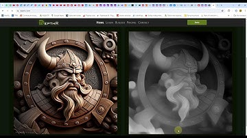 Карта высот из фото от Нейросетки бесплатно