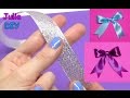 DIY crafts - How to Make Bow / Simple Way to Make ribbon bow / diy decorative bow / Julia DIY