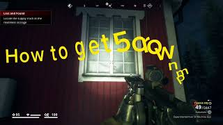 HOW TO GET 5 CROWN MP5 IN GENERATION ZERO
