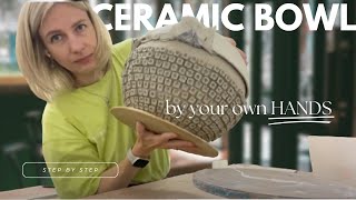 Ceramic Bowl Sculpture Creation