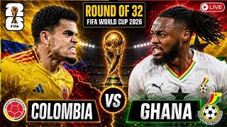 Colombia vs Ghana - 2026 FIFA World Cup - Round of 32 - Live Stream Color Radio Broadcast