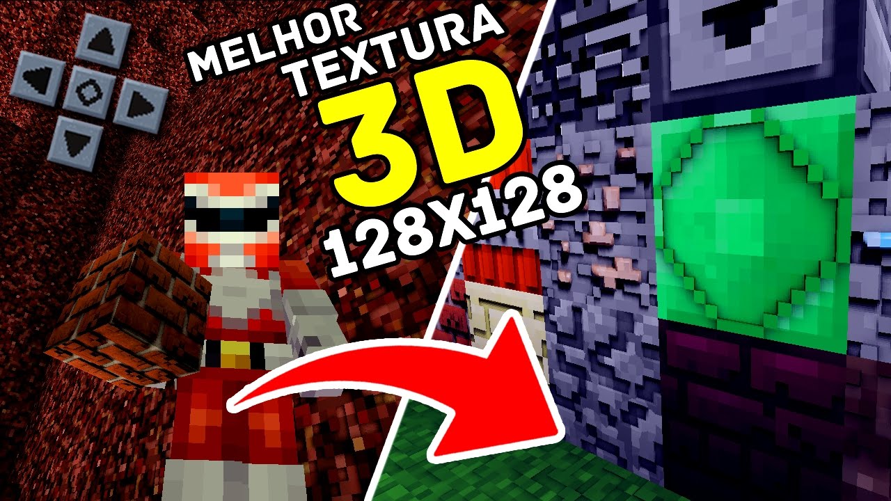 infantile systemic hyalinosis FINALMENTE ATUALIZOU A MELHOR TEXTURA 3D 128X128 DO MINECRAFT PE 1.1 - (Minecraft Pocket Edition)