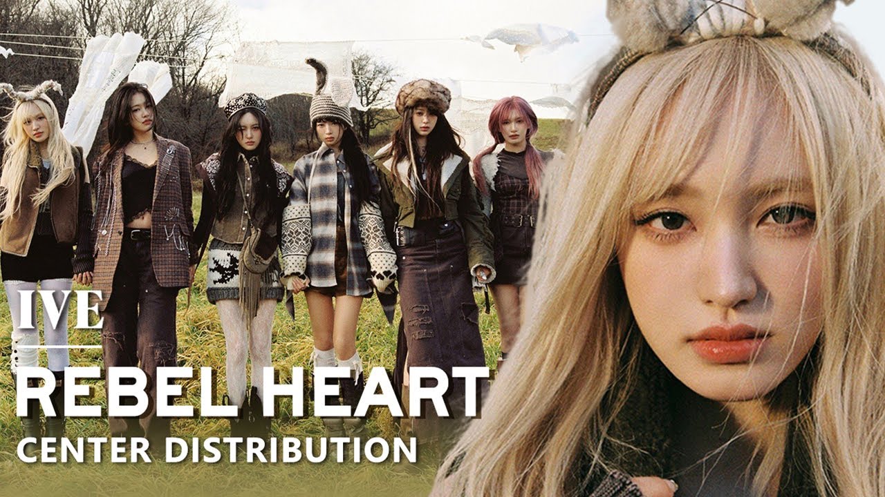 IVE 아이브 'REBEL HEART'  | Center/Edge Distribution