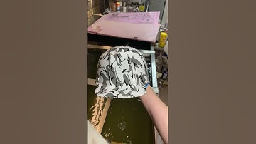 Helmet Hydro-dipped into "Urban Camo"  #satisfying #trending