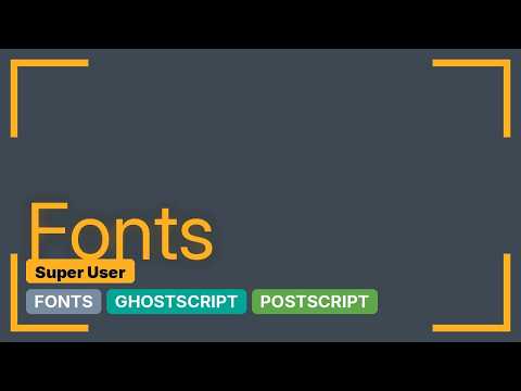 Ghostscript: how do I find out what fonts are available? (2 Solutions!!)
