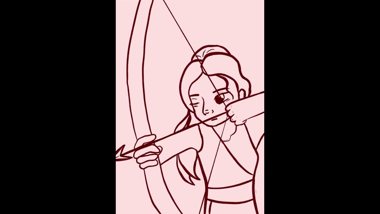 Archery practice with Tokki 