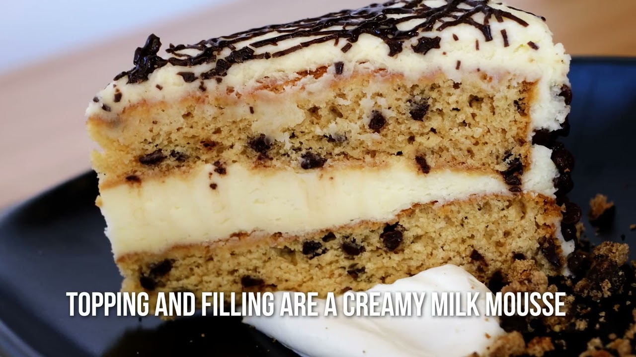 DEVONSHIRE® CHOCOLATE CHIP COOKIE AND MILK CAKE YouTube