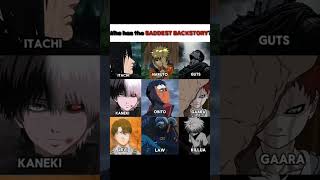 Which Character is Saddest Backstory 🥲 #anime #demonslayer #naruto #shorts #viralvideos