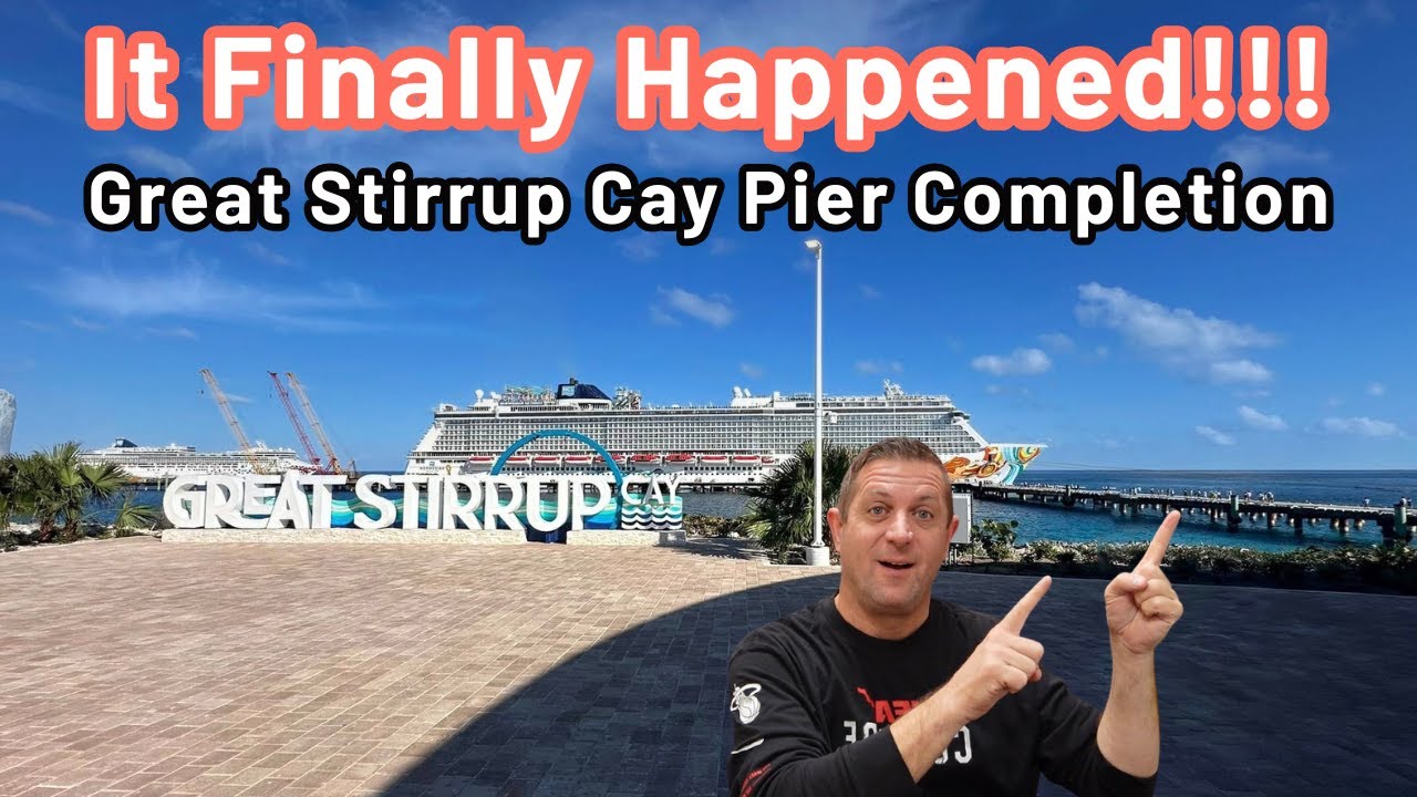 Пирс готов — остров Грейт-Стиррап-Кей принимает первый корабль.