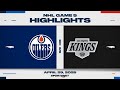 NHL Game 5 Highlights Oilers Vs Kings April 29 2025 NHL Game 5 Highlights Oilers Vs Kings April 29 2025