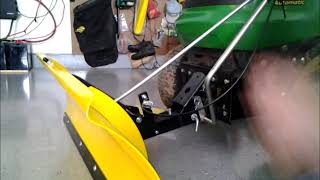 INSTALLING JOHN DEERE SNOW BLADE IN 2019