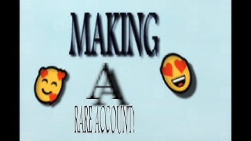 MAKING A RARE ACCOUNT (MSP- CANADA)