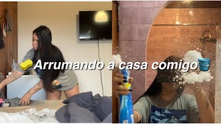 Arrumando a CASA comigo 🧹 | limpeza 🧽 asmr