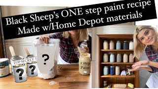 🤯 MAKE AT HOME 1 STEP PAINT! DIY EASY to find Ingredients! Furniture Flip Paint Recipe