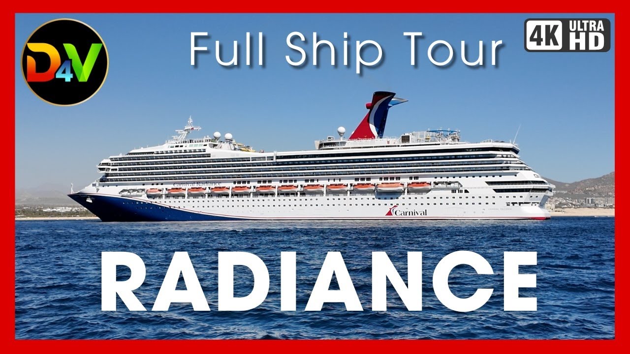 Carnival Radiance's Deck-by-Deck Ship Tour and Review  4K | Destination 4 Vacation