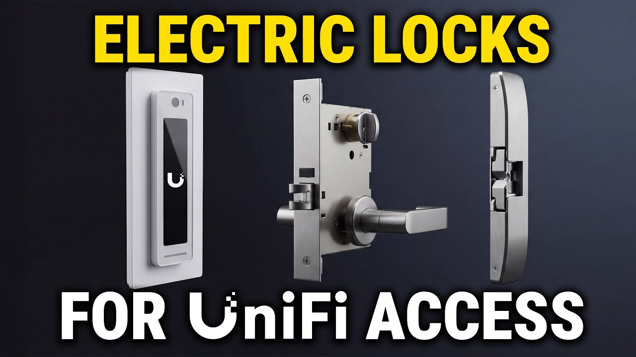 Electric Fail Secure Locks for UniFi Access Commercial Projects | Selection & Demo Installation