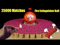 25000 Matches Domino vs Fire Extinguisher Ball AFO
