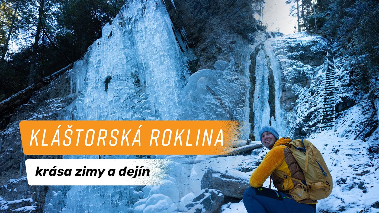 Slovenský raj: Kláštorská roklina v zime - keď sa príroda prelína s históriou