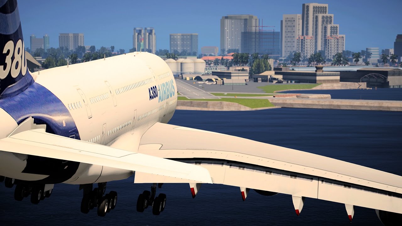 GTA 5 Mods Flying A380 To Vice City with GTA 6 Graphics Mod! (4K