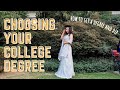 How to choose your major | how I decided on my degrees for bachelors and masters
