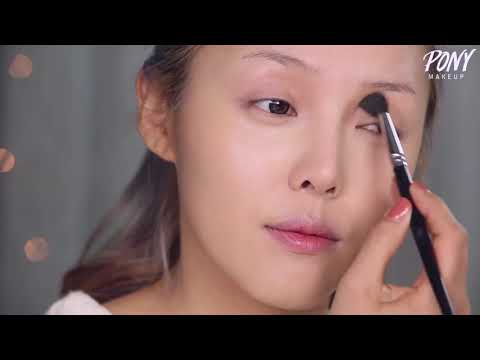 PONY Phấn phủ Eglips và Chì kẻ mày Innisfree