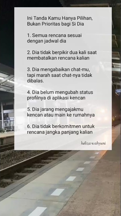 ini tanda kamu hanya pilihan, bukan prioritas bagi dia #shortvideo #shorts #tanda #bukan #prioritas