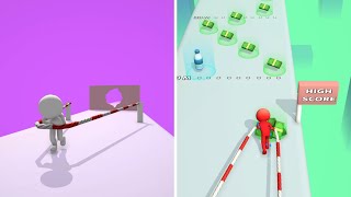Sling Stretch 😅😪😓 Gameplay iOS - Pushing Through screenshot 4