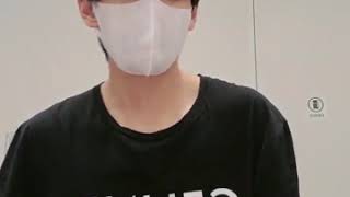 200321 BTS Twitter: Taehyung Bopping While Signing Albums