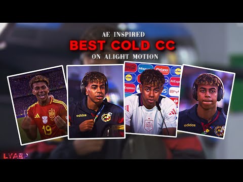 Best Cold CC On Alight Motion | CC Is Ae Inspired | QR Code At The End ...