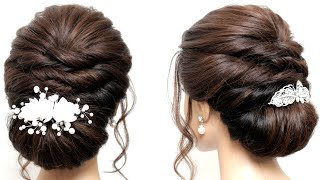 Messy low bun  || Bridal hairstyle || Hair tutorial || Hairstyles for girls || Party hairstyles