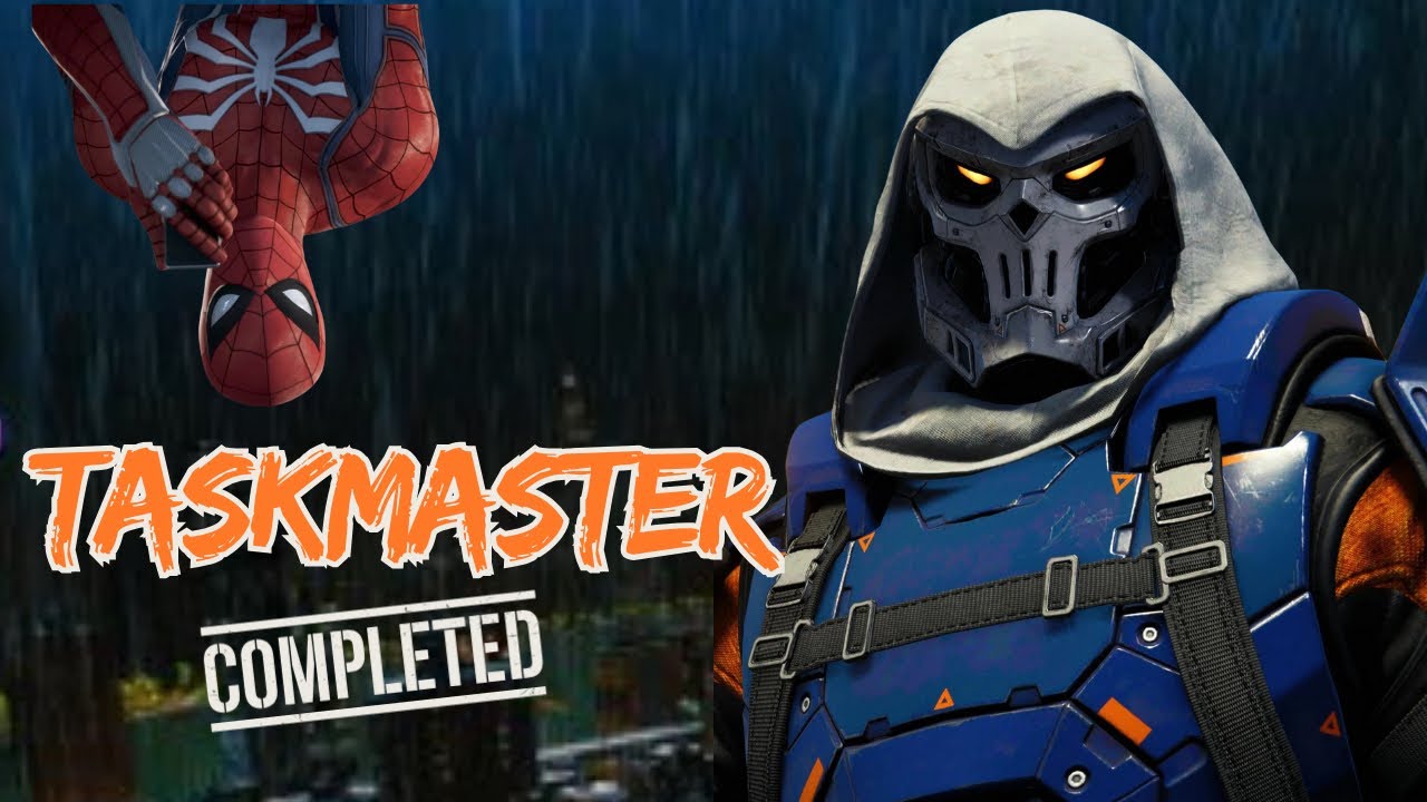 Taskmaster *SPIDER-MAN REMASTERED* Part 1 and Part 2! COMPLETE ...