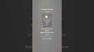 Carmens Dream By Rebecca Rutherford