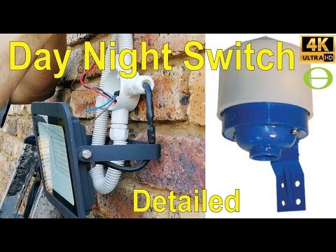 Egern pakistanske eftertiden How to install a day night switch for a flood light. - YouTube