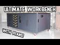 The Ultimate Shop Workbench - with Plans! // Shop Organization