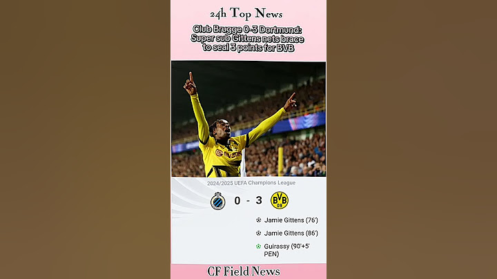 Club Brugge 0-3 Dortmund: ✓ CF Field News #dortmund #ucl #football #footballnews #shorts