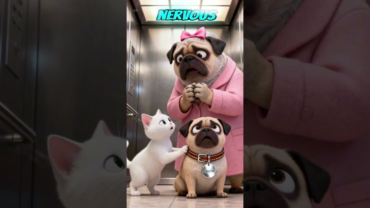 Кот больше никогда не прыгает в лифт! 🚫🐱🛗 