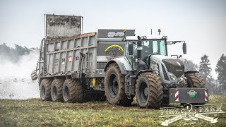 Dünge Großeinsatz mit Mecklenburger Agrar | FENDT 942 | Alles in Grau Schwarz | MARXEN Tridem & HAWE