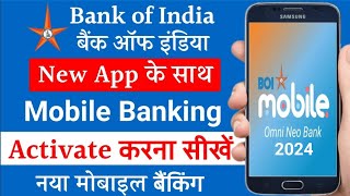 Bank Of India Mobile Banking Registration | How To Activate Bank Of India Mobile Banking App 2024