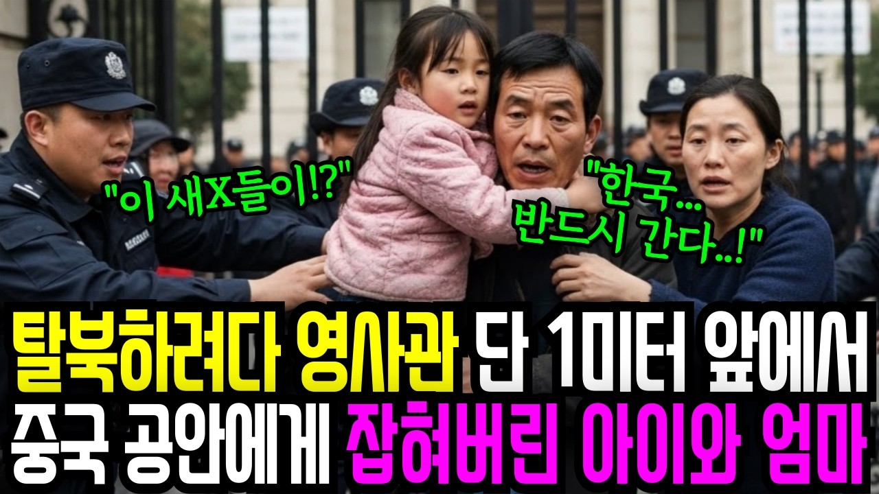 탈북하려다 영사관 단 1미터 앞에서 중국 공안에게 잡혀버린 아이와 엄마 | 탈북사연 | 탈북이야기 | 시니어사연 | 북한실화 | 보위부 | 브로커 | 감동실화 | 시니어라디오
