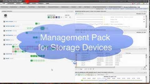 Management Pack for Storage Devices - VMware vCenter Operations Manager 5.8