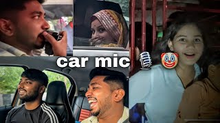 Car Mic Siren Prank Funny Reactions