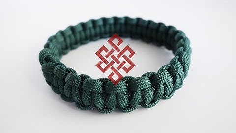 How to Make a Continuous Loop Cobra Paracord Bracelet Tutorial