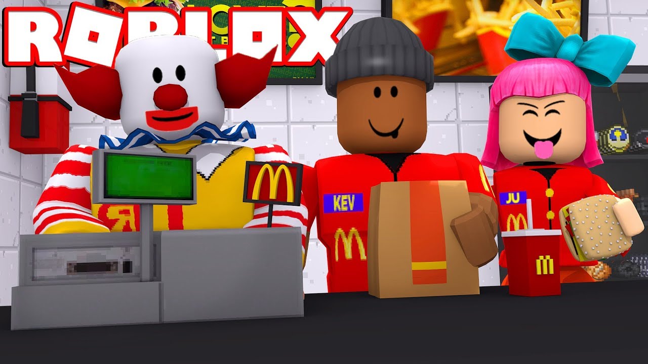 Working At Mcdonalds Roblox Roleplay Youtube - mc donald s fast food roleplay in roblox for kids playing in