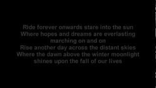 DragonForce - Above The Winter Moonlight | Lyrics on screen | HD