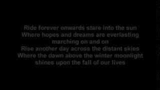 DragonForce - Above The Winter Moonlight | Lyrics on screen | HD