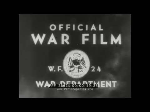 U.S. ARMY FILM COMMUNIQUE 10th ISSUEBOUGAINVILLEB-26 BOMBERS26624