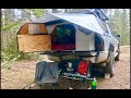 4x4 #VanLife in a Truck: Thunderstorms, Streams, and a Tranquil Sunday with my Dog