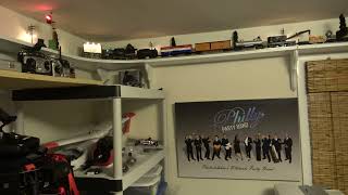 Ceiling - ( Shelf Train ) in Drone Room Lionel O gauge