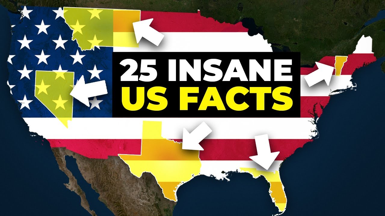 25 Mind-Blowing Geography Facts About The US - YouTube